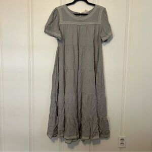 Orange Creek Gray Embroidered Dress